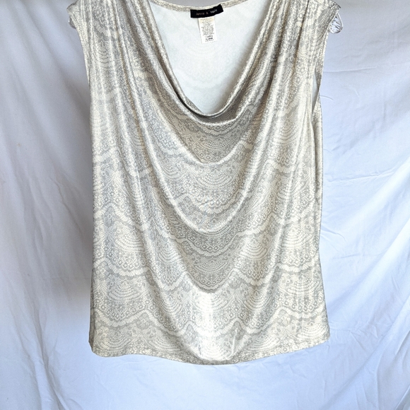 Slinky top + metallic cardigan - Picture 12 of 13